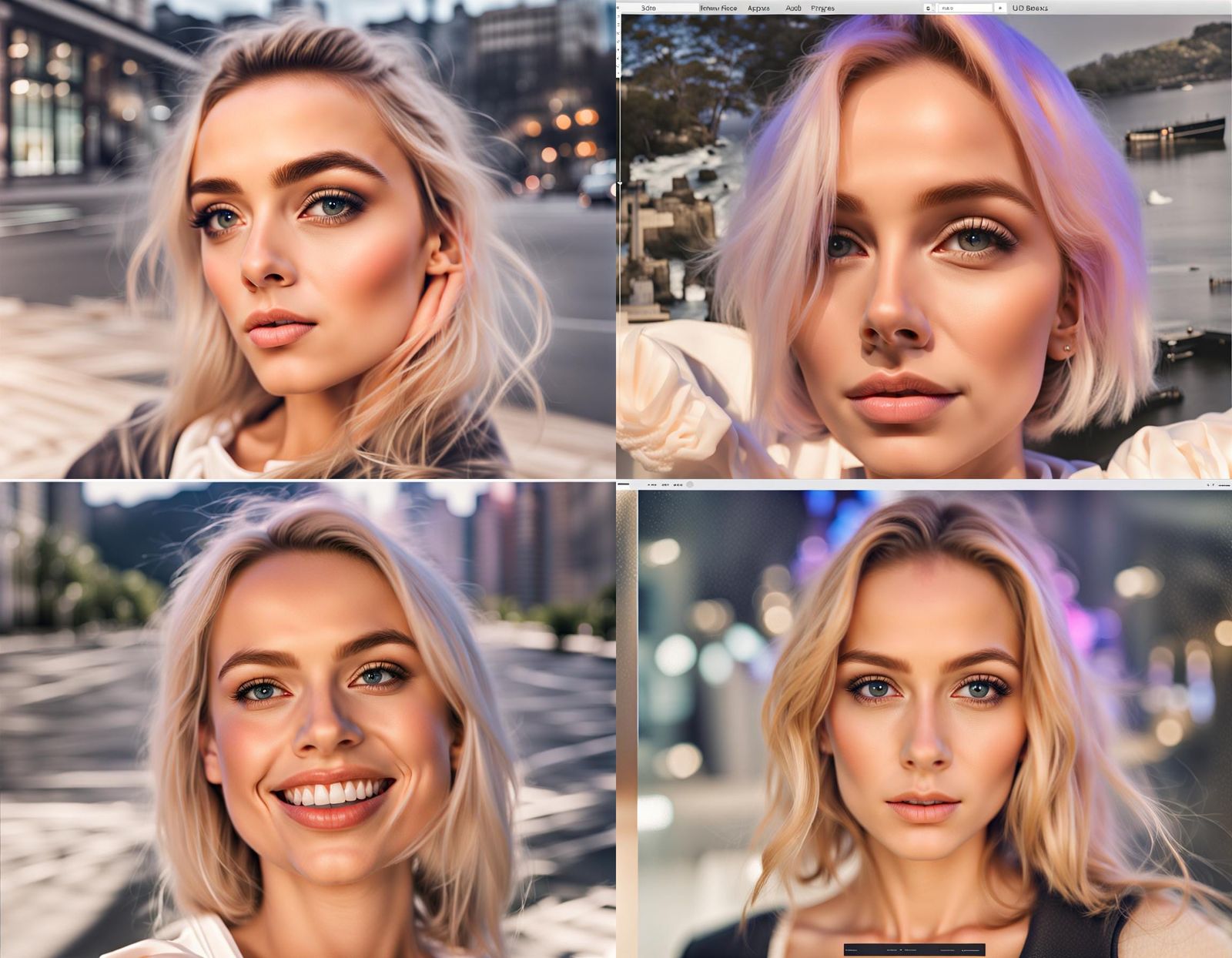 Enhanced Photorealistic Image with Blurred Background