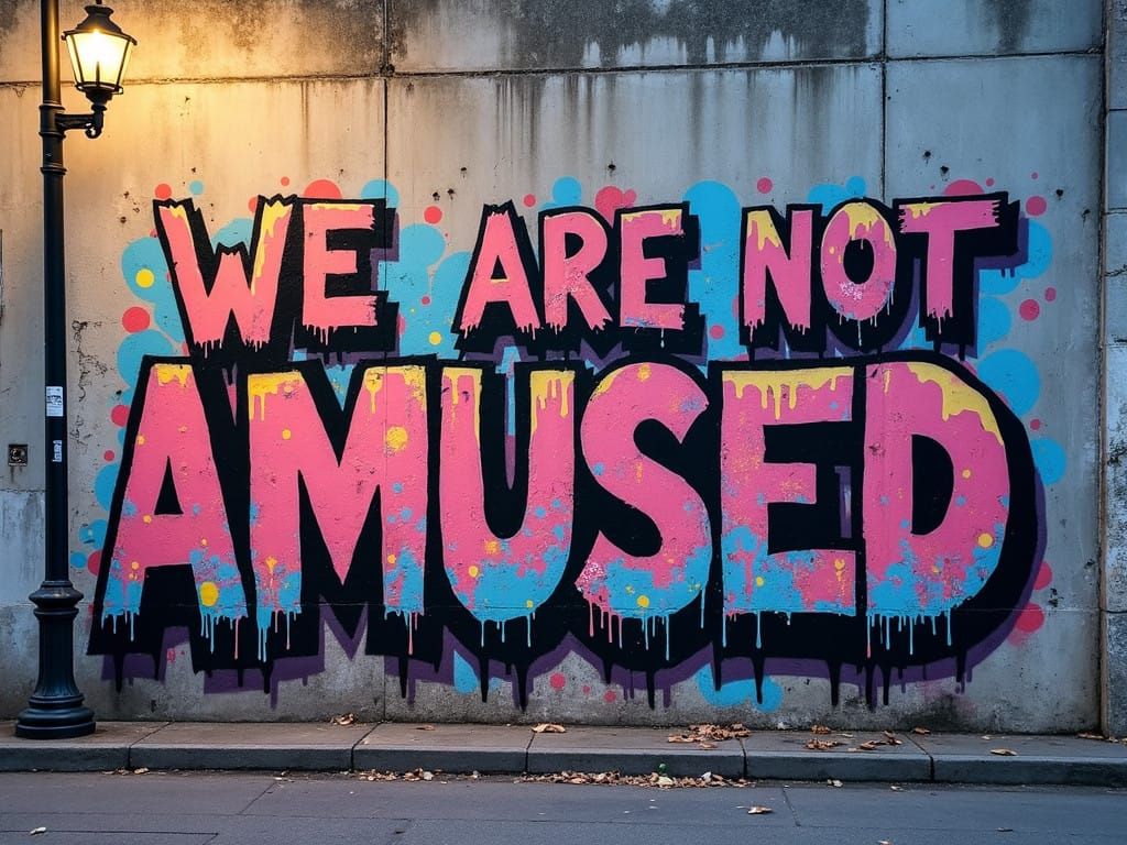 Colorful Graffiti Art at Dusk