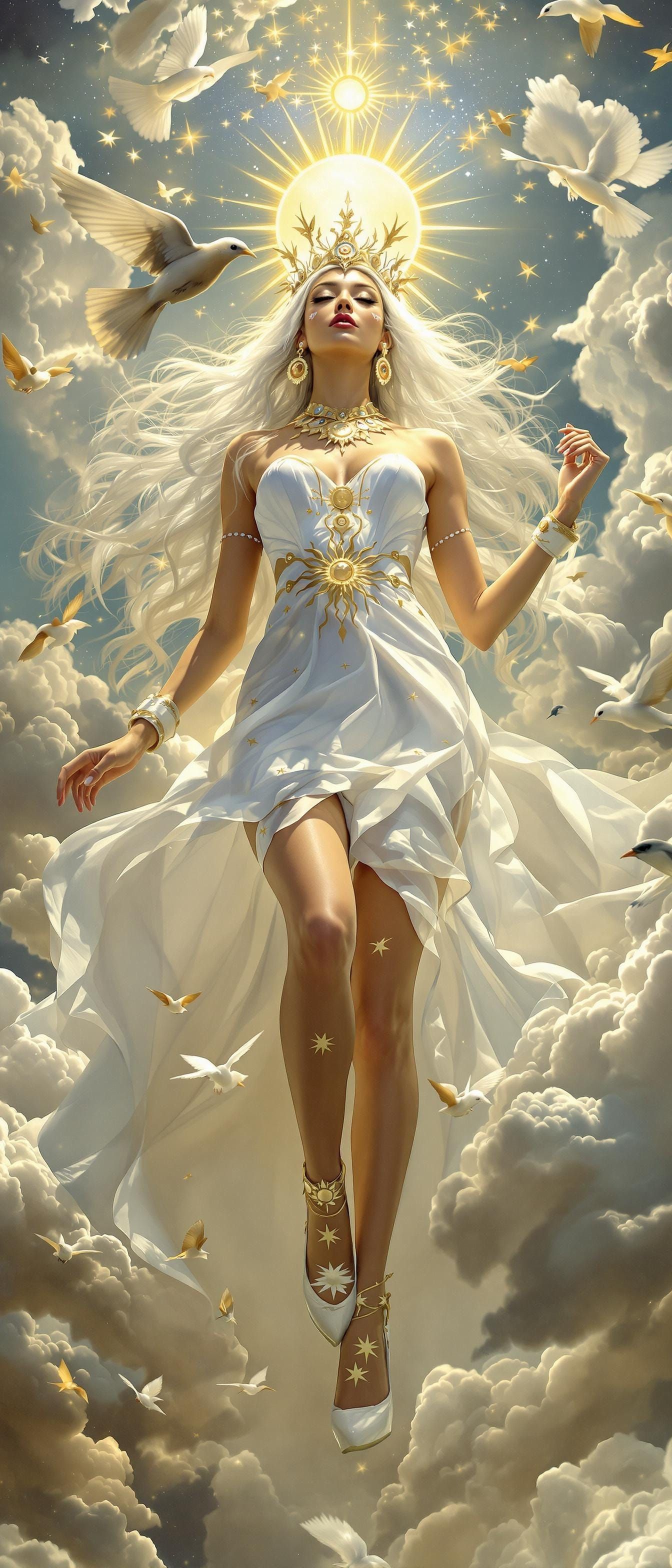 Radiant Mother Earth in Space: Vintage Film Aesthetic