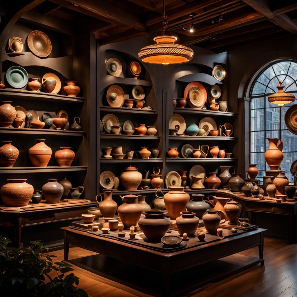 Museum Art: Eccentric Clay Pottery in Art Deco