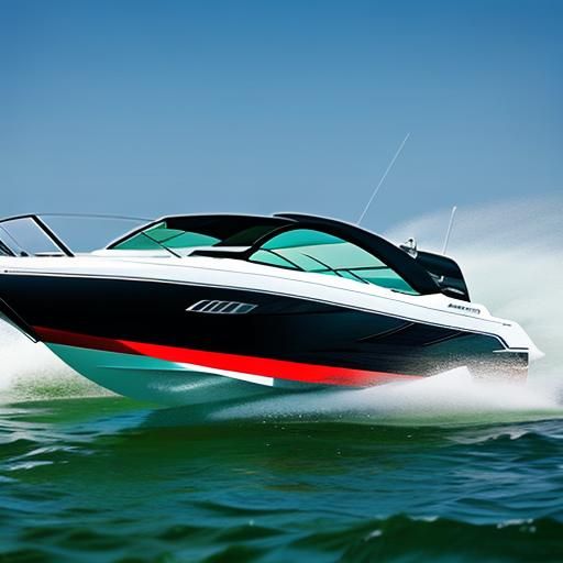 Waterskier in Hyperrealistic High Definition