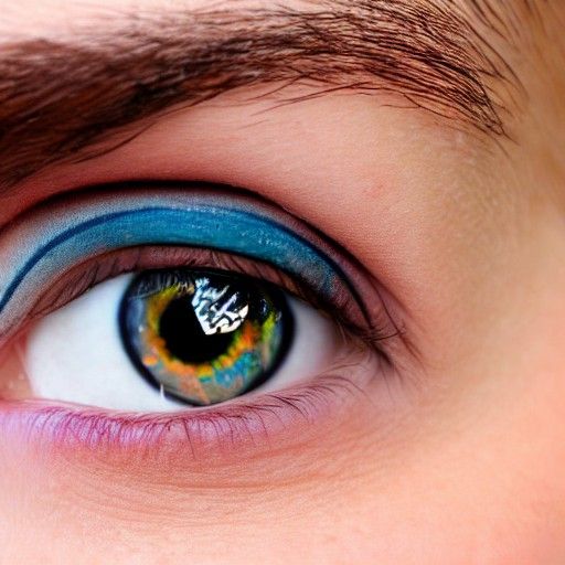 Little Boy with Striking Opal Eyes Portrait