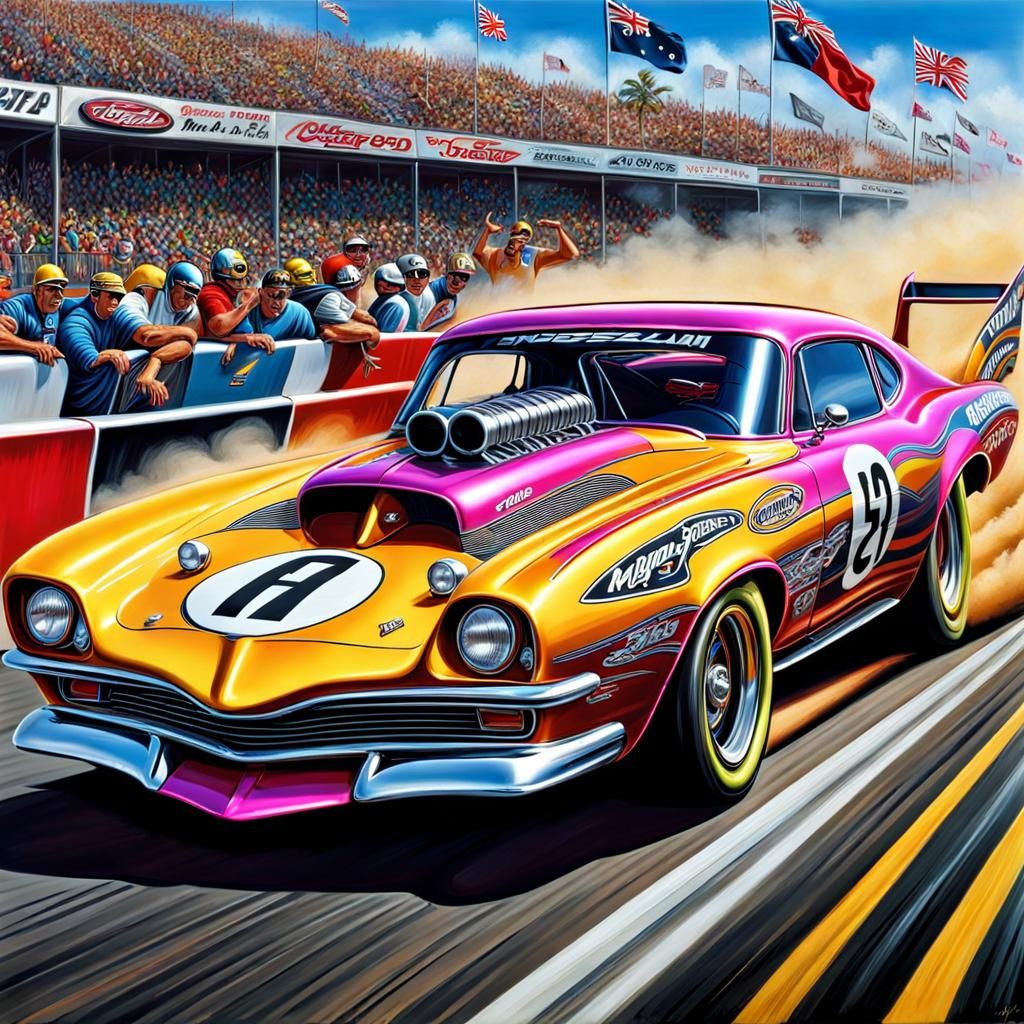 Detailed Australian Drag Racing Scene