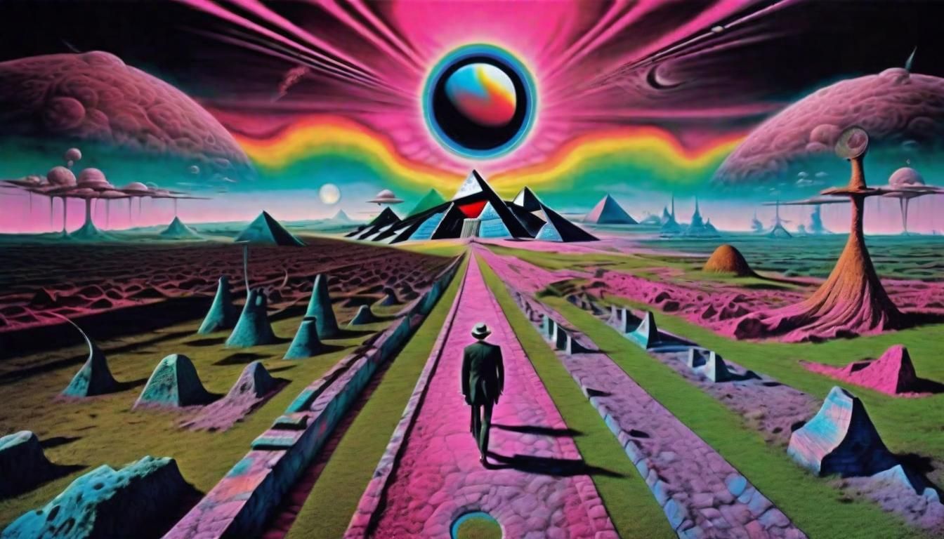 Surreal Psychedelic Tribute to Pink Floyd