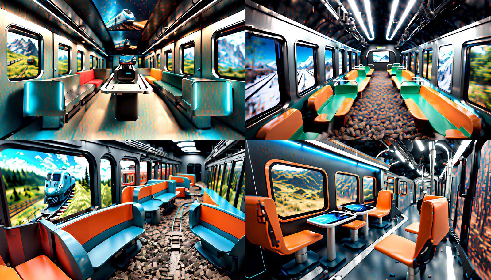 Mixed Reality Train Set of the Future