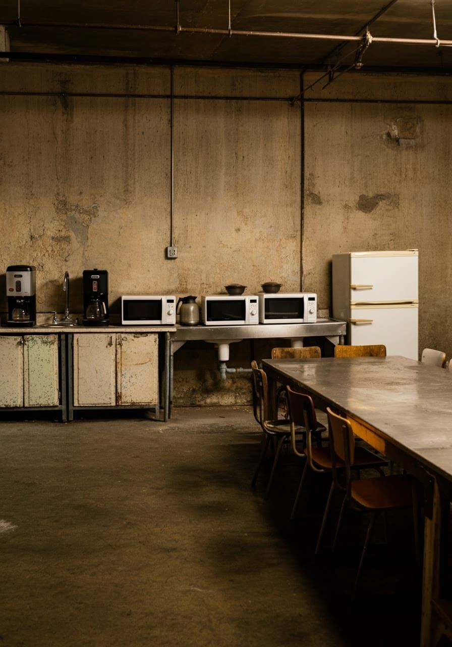 Industrial Coffee Haven with DIY Elegance