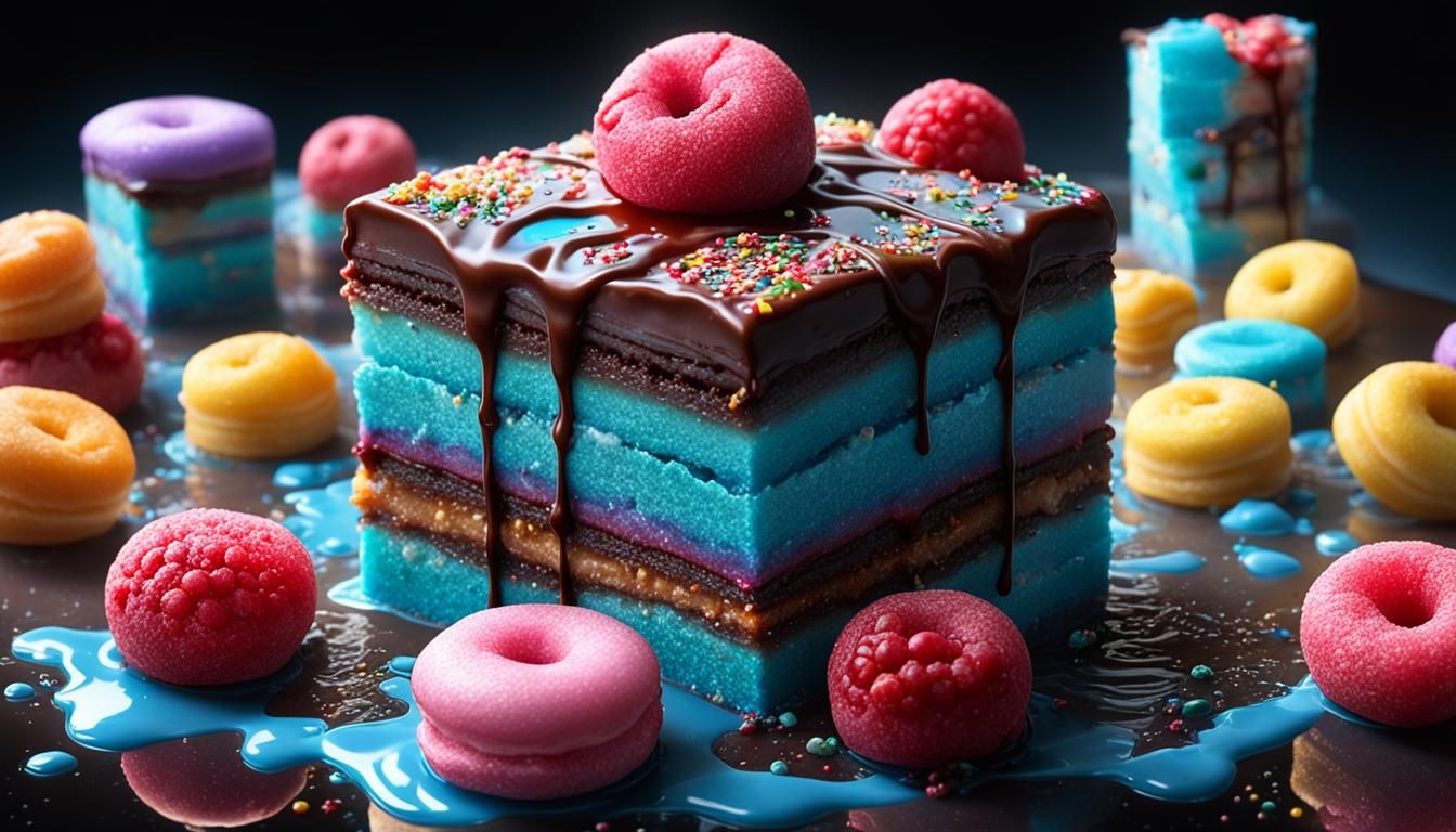 Japanese Sweets Artist in Hyperrealistic Style