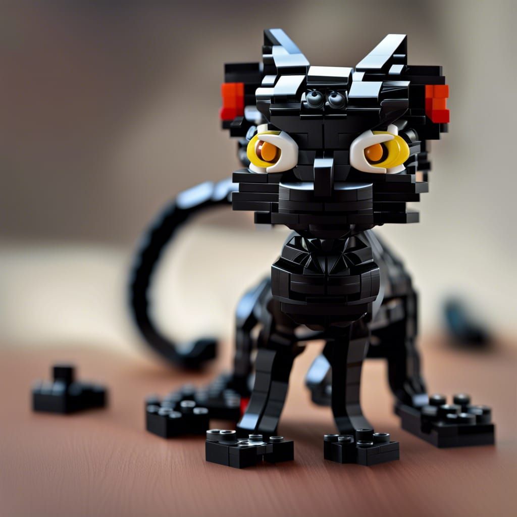 Angry Lego Cat