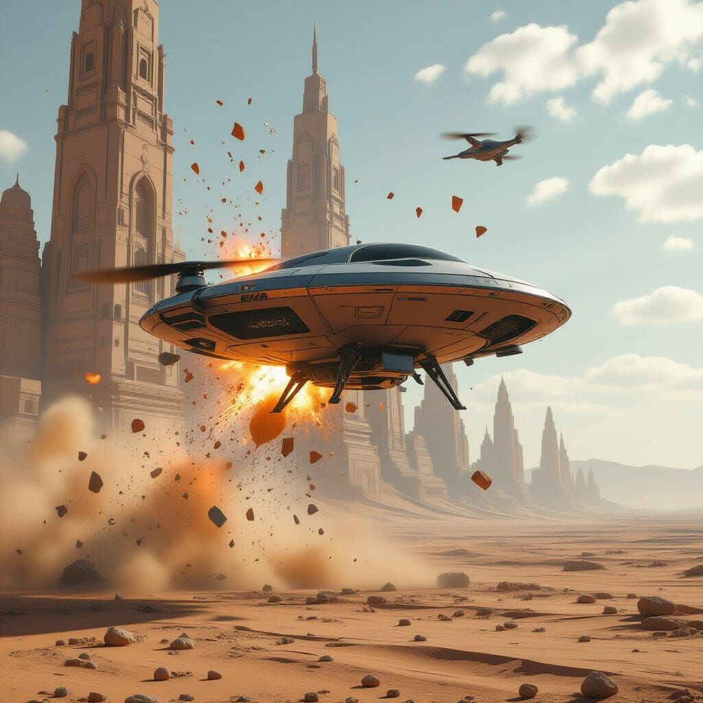 A Command Hover Drone is Quickly Lost ...