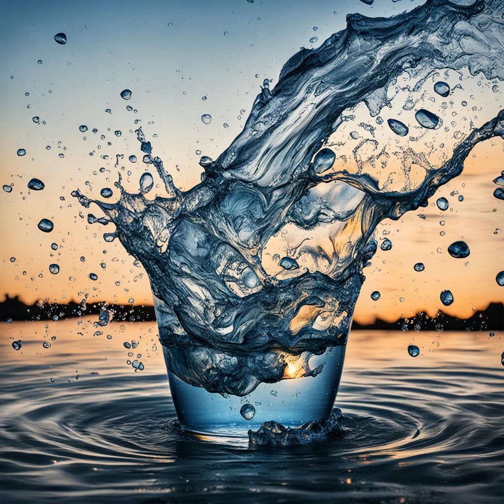 Abstract Water Visualization