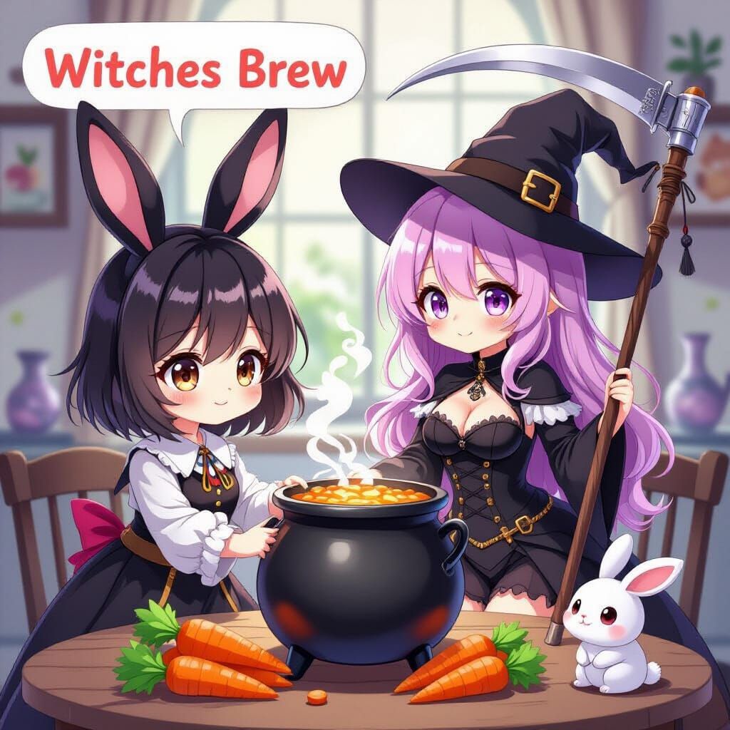Cute Witches Brew Manga Comic