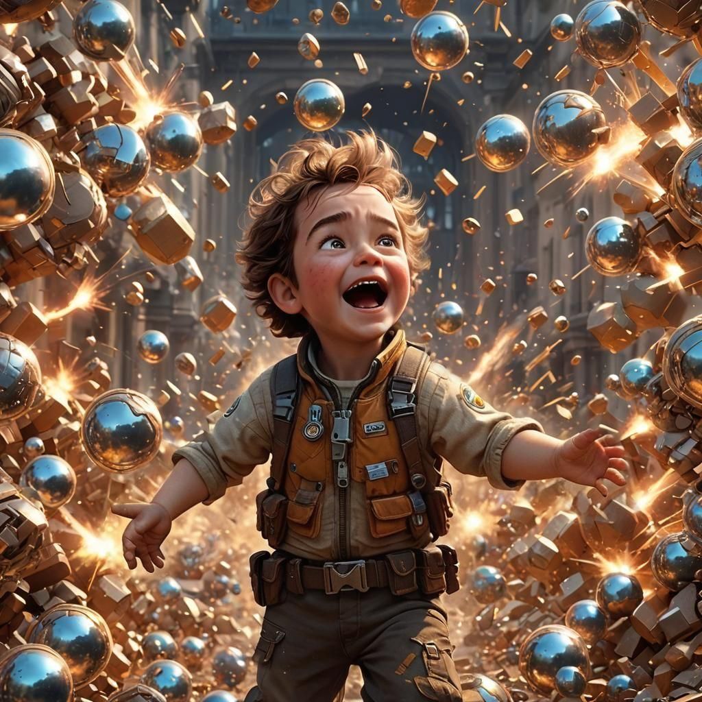 Explosion of Joy: Hyperdetailed Concept Art