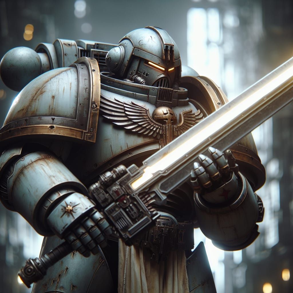 Templar Warrior with Plasma Sword