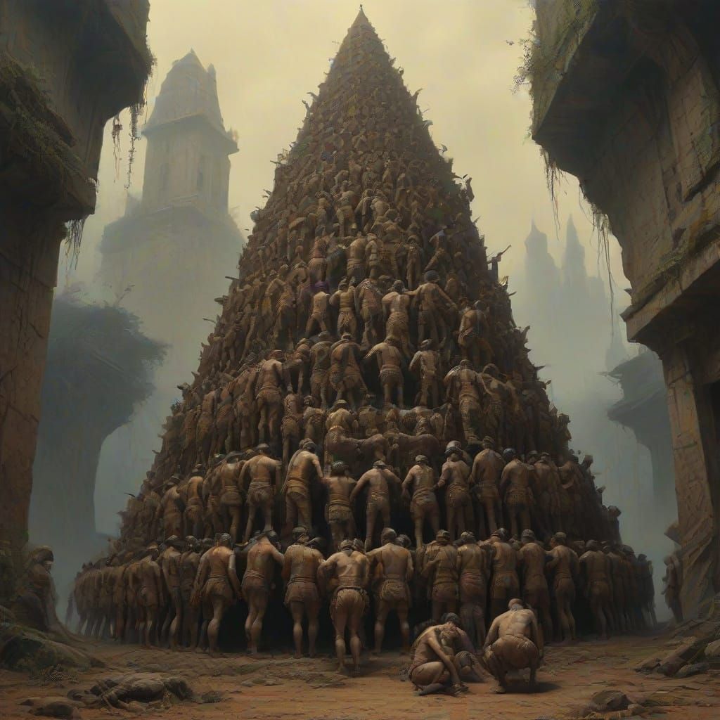 Treasure Hunters in Ancient Ruins, a Frazetta-Inspired Scene