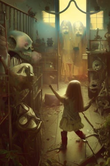 Broken Toys - Abandoned Urbex Horror Backgrounds
