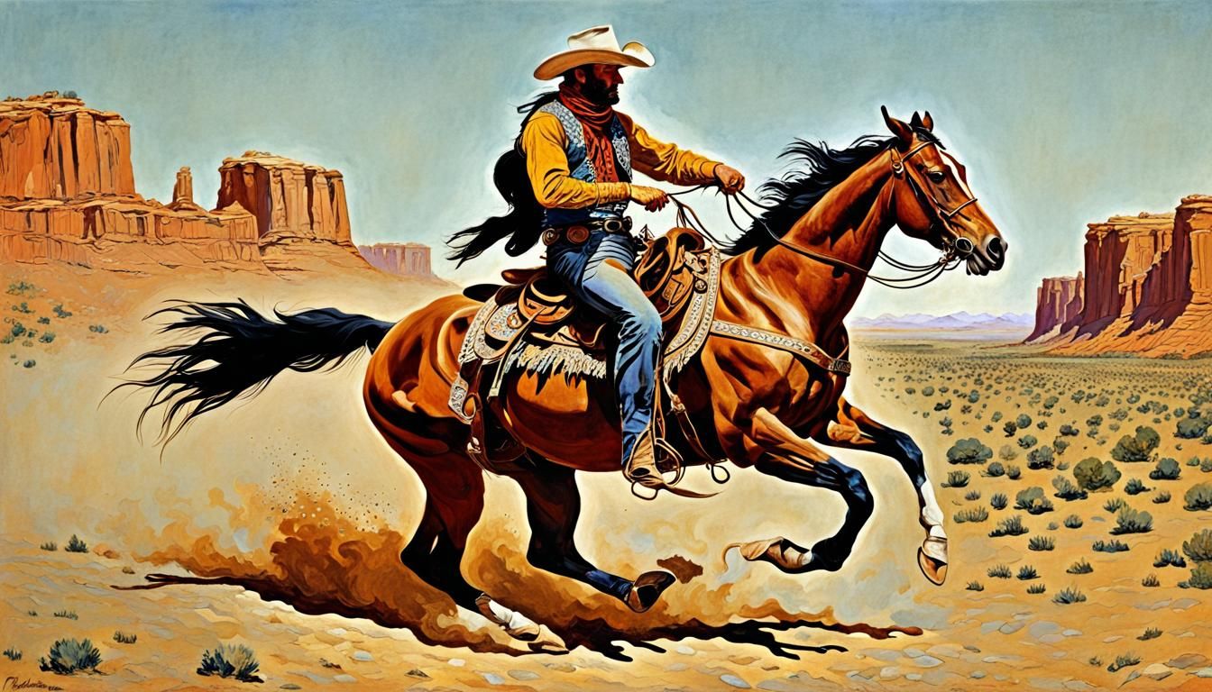 Rhinestone Cowboy Rides Star-Spangled Rodeo