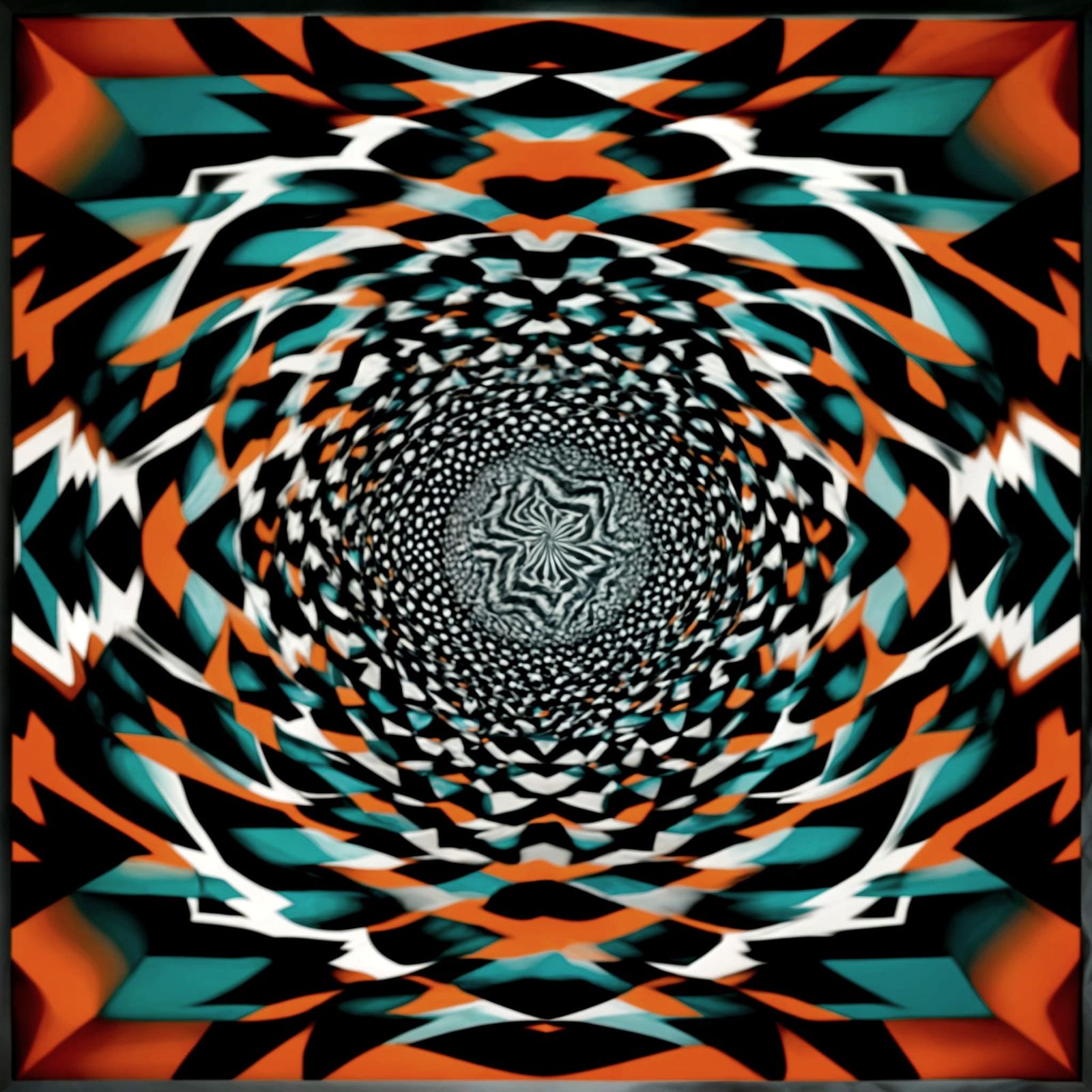 Vibrant Hyperrealist Optical Illusion