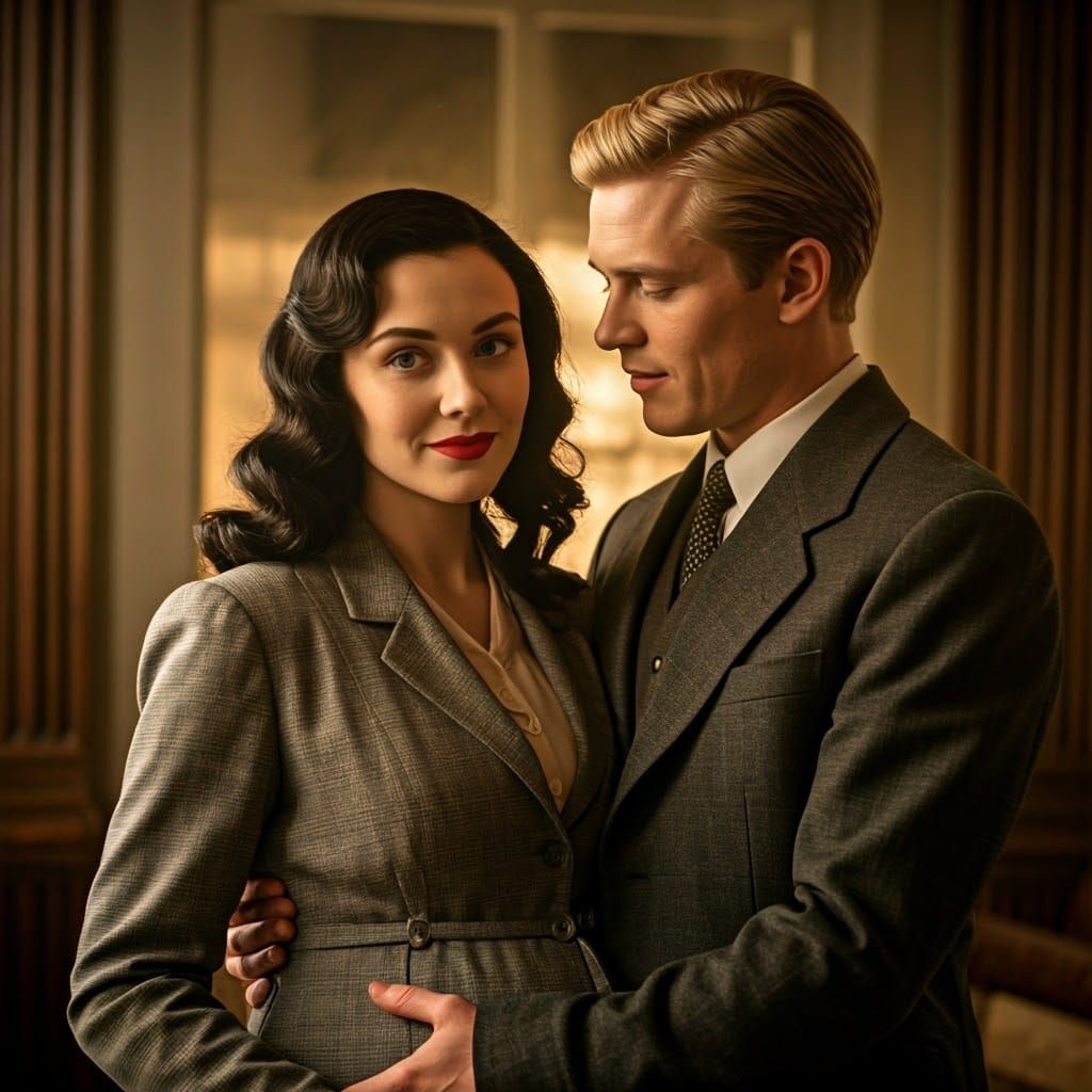 Miss Peregrine in Golden Light, 1940s Home