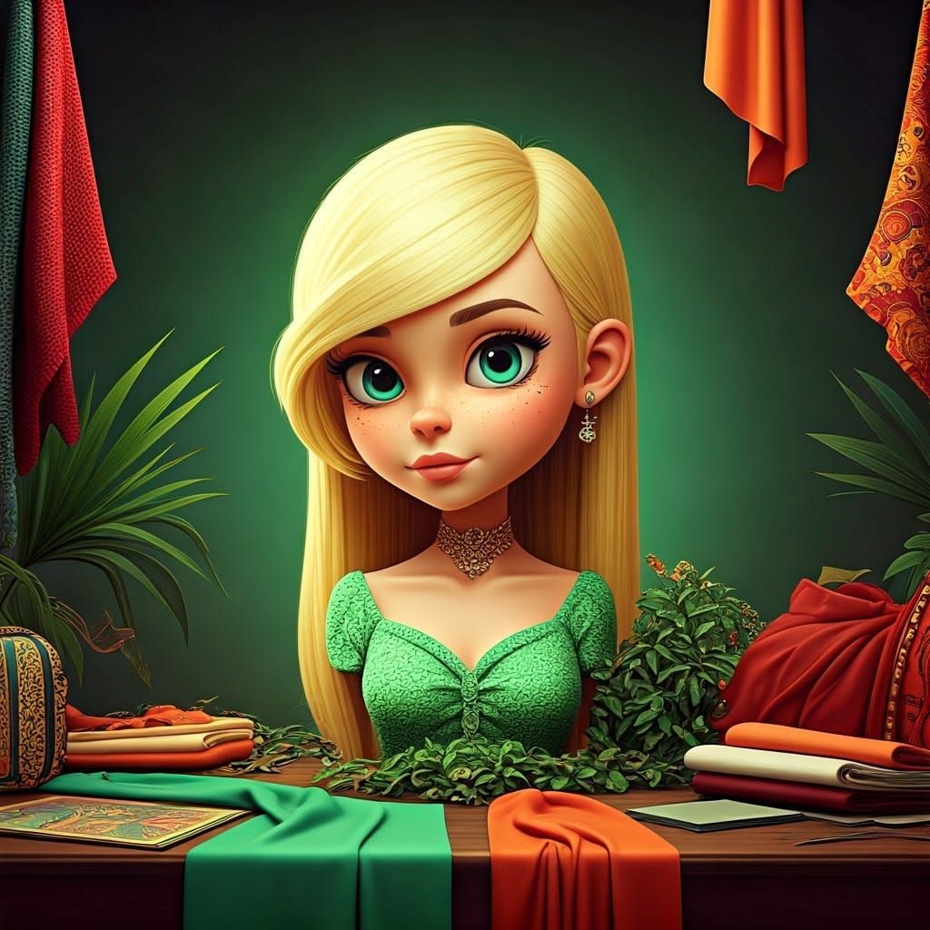 Leni Loud: Fashion Designer in Pixar Style