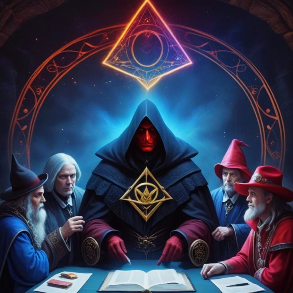 Mysterious Illuminati Conclave Gathering