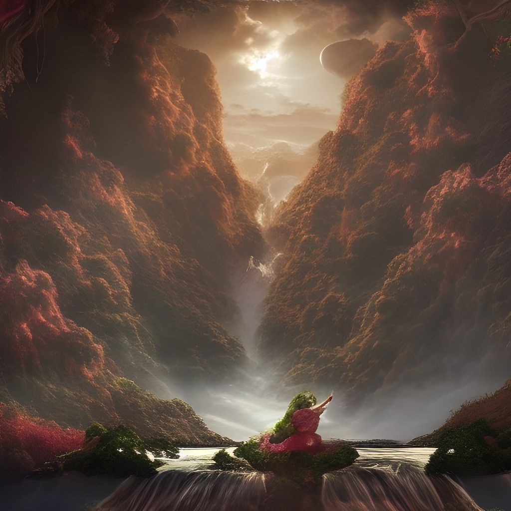 Epic Apple of Eden Digital Matte Painting