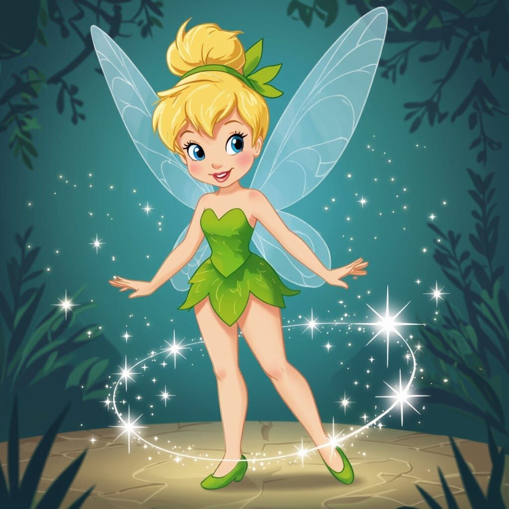 Pixie Disney Tinker Ball Original 2D Style