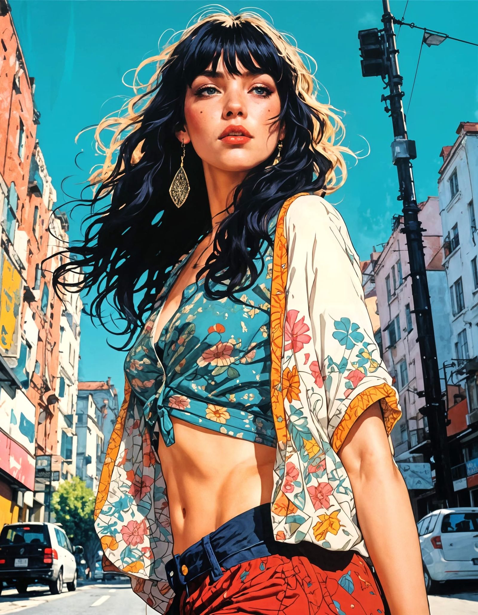 Bohemian Pin-Up in Boho Fashion by Canal