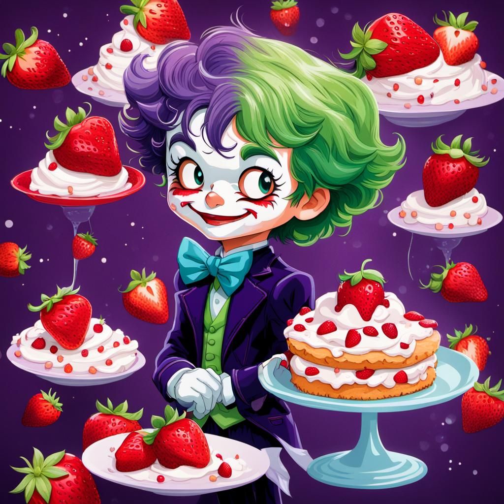 Strawberry Shortcake and Joker Mashup