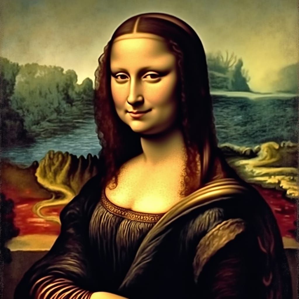 Mysterious Renaissance Woman in a Dreamy Landscape