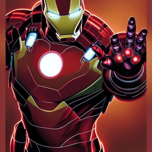Iron-Man Comic Book Art by Brooks and Mumford