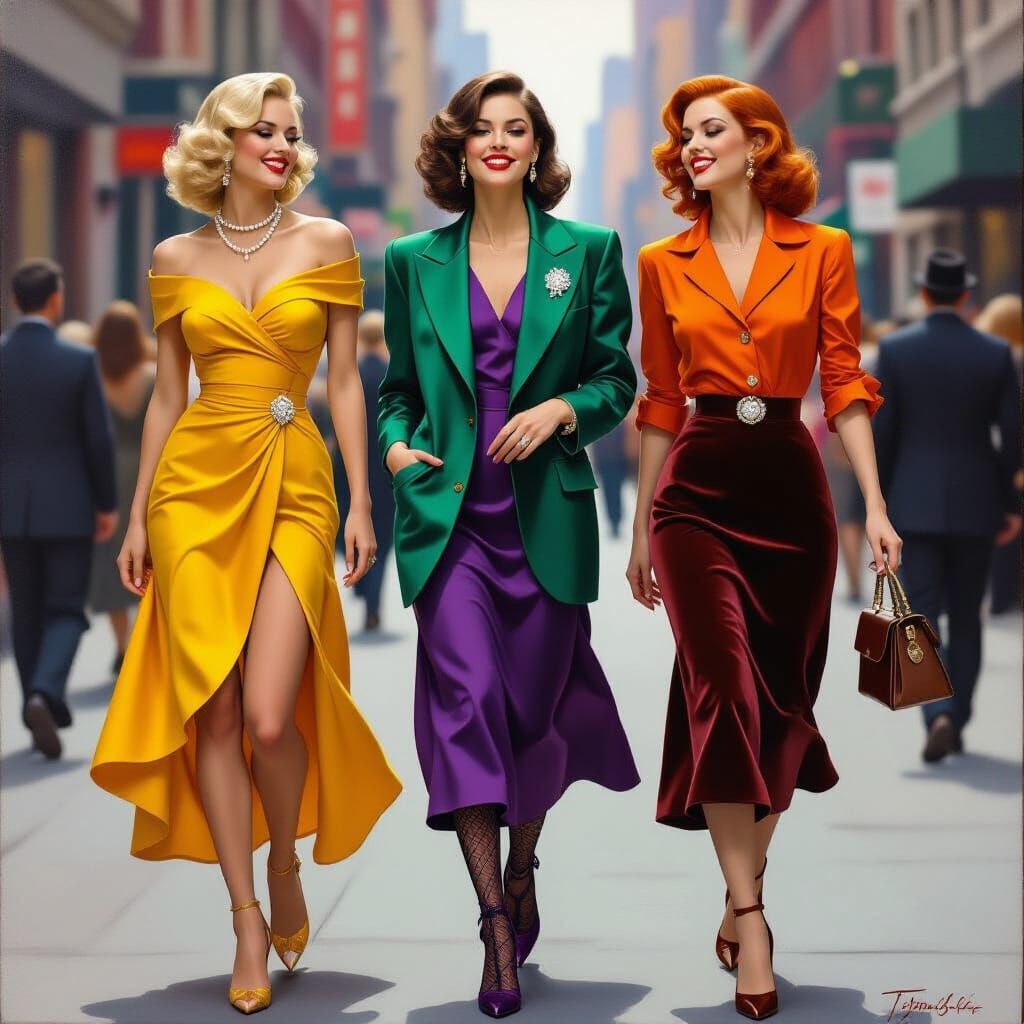 Three Women, One Mood