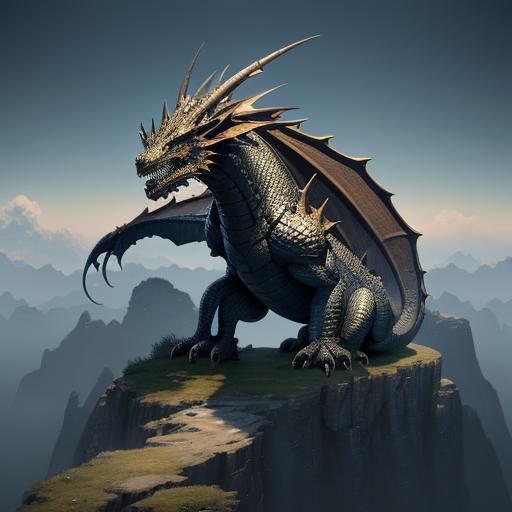 Anime-Inspired Dragon Concept Art in 8K Resolution