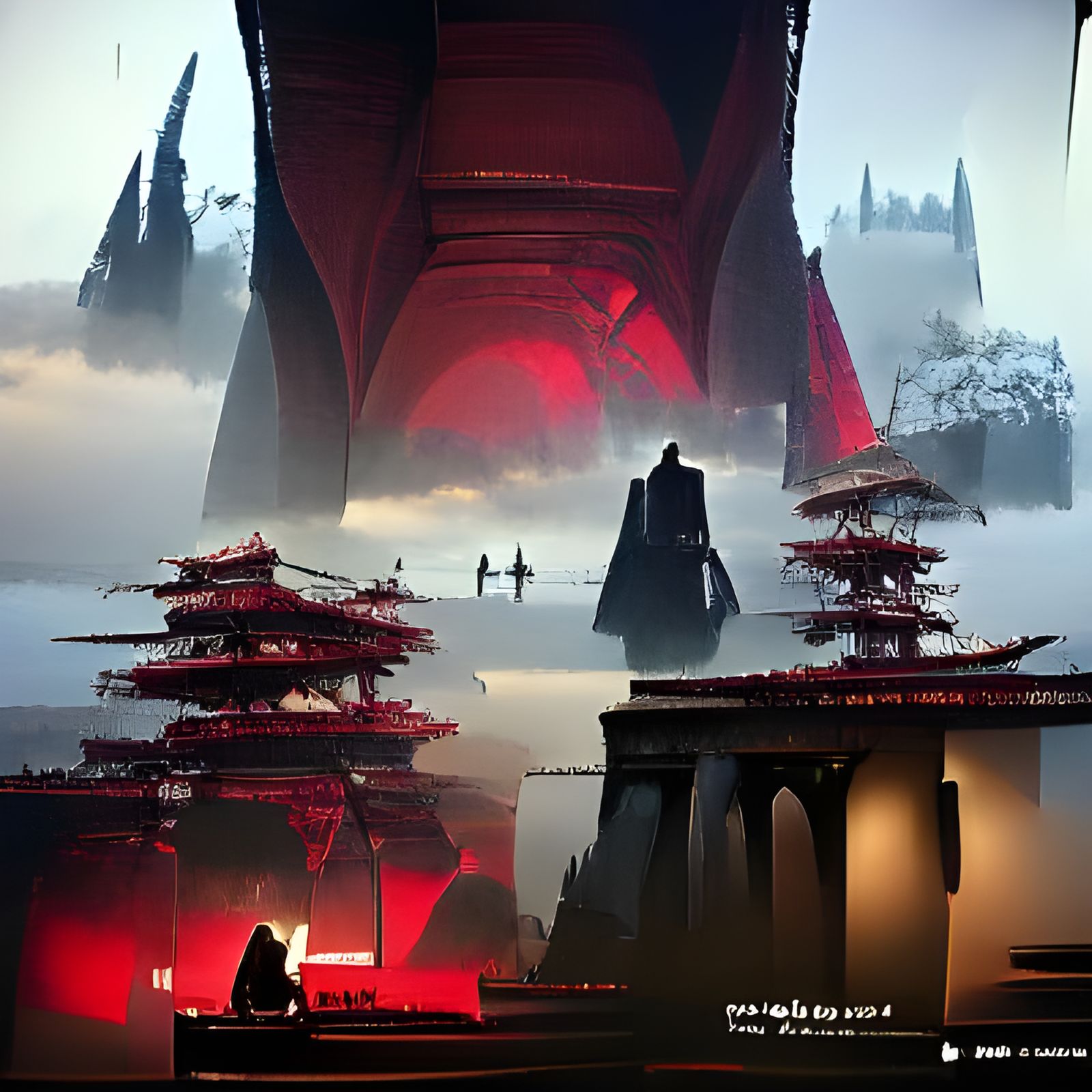 Star Wars Sith Temple: A Digital Concept Painting