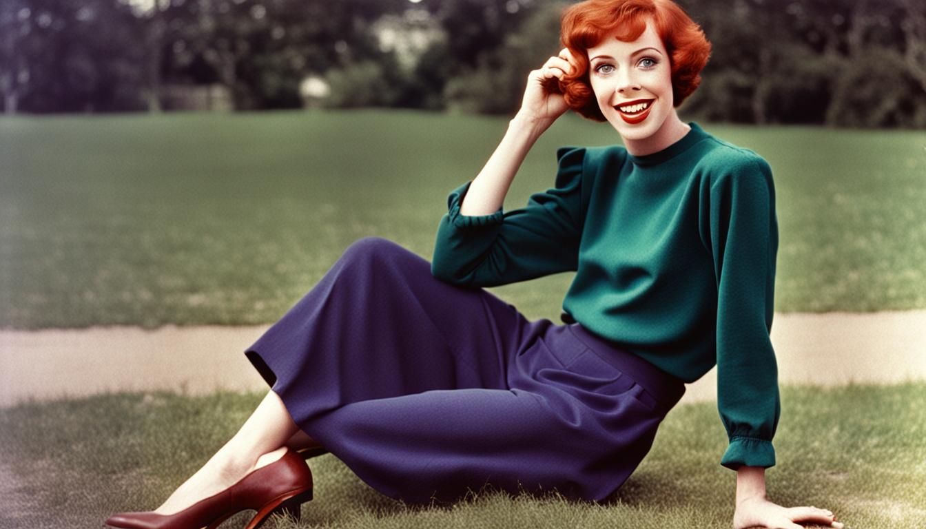 Young Carol Burnett as Redhead Podcaster