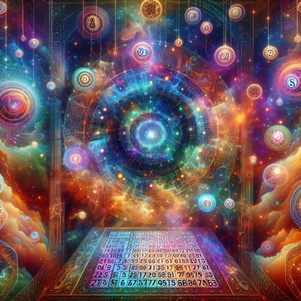 Holographic Lottery Numbers in Spiritual Style