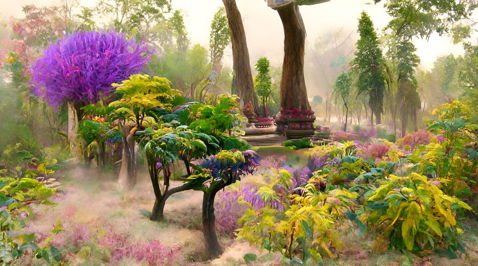 Botanical Arboretum Concept Render in 8K UHD