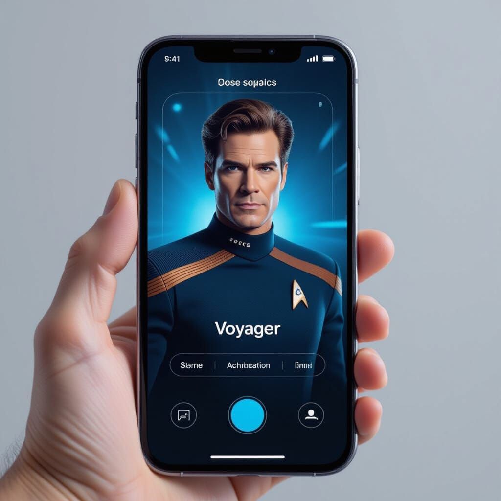 Star Trek Voyager AI as a Man