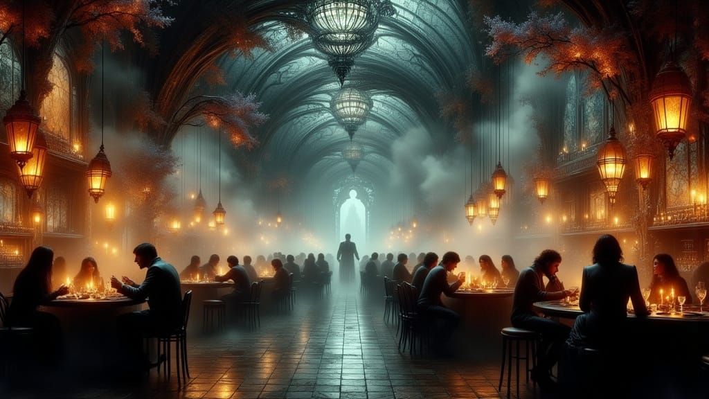 Another night at the cafe