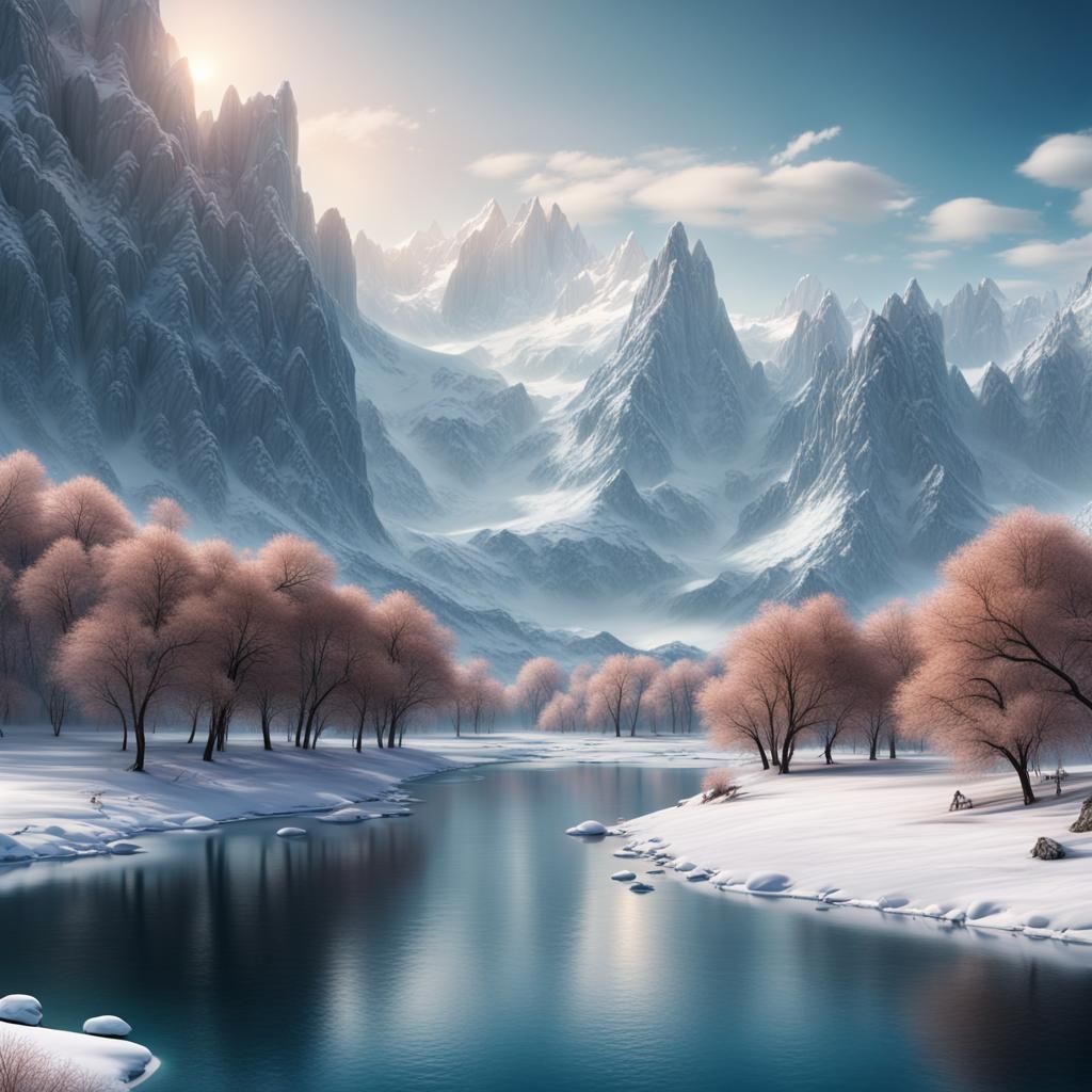 Utopia: Crystal Lakes and Snow Mountains