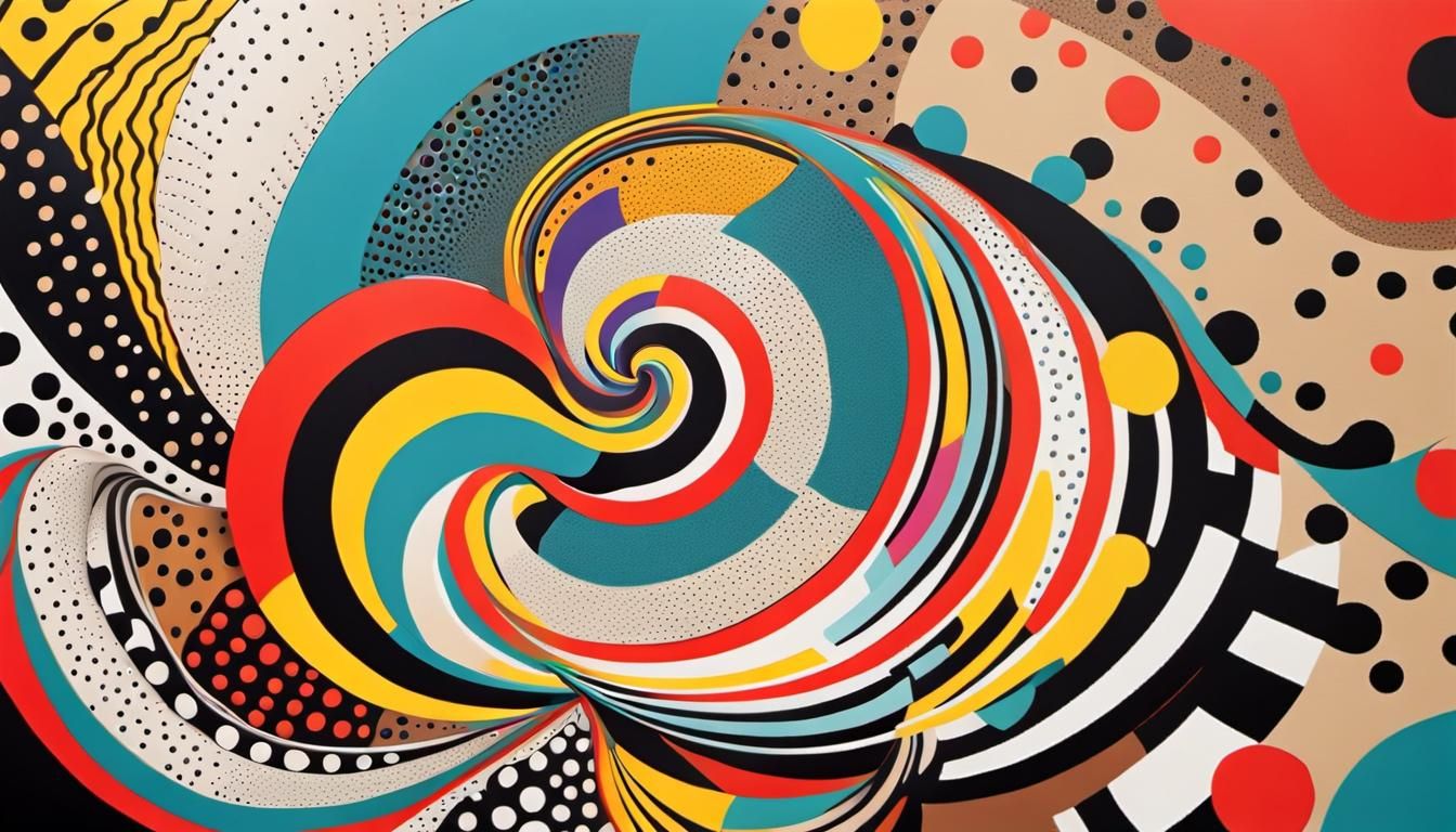 Pop Art Fractal Map of Colonial Africa