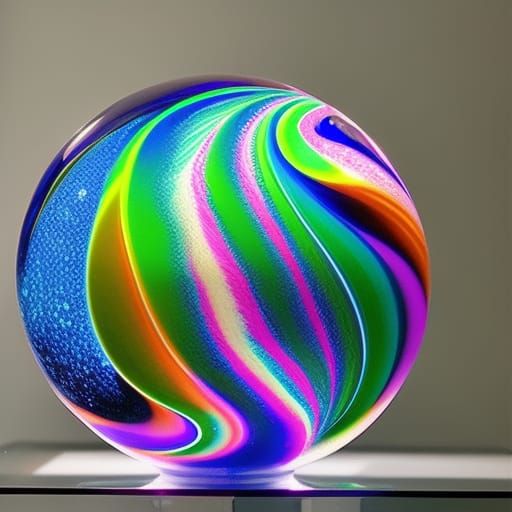 Mesmerizing Universe Inside Steampunk Glass Orb