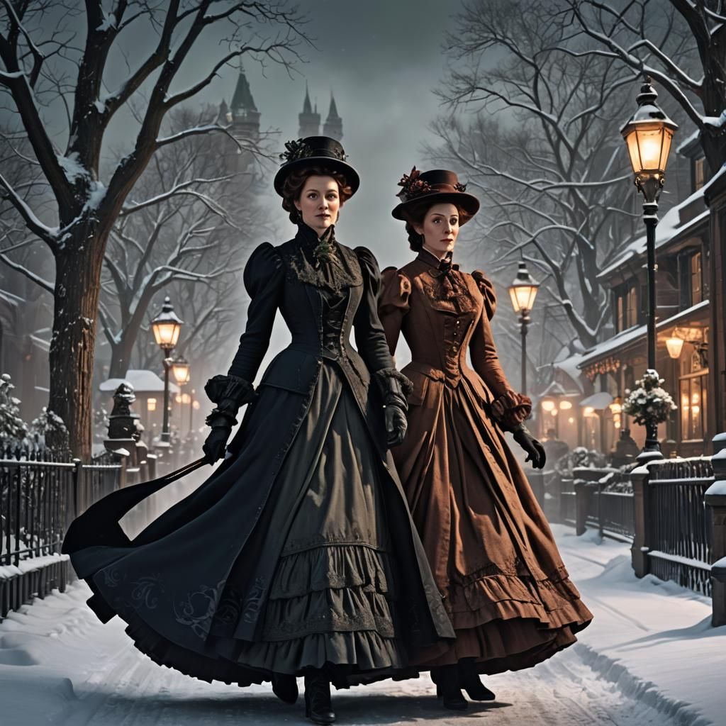 Victorian Adventures: A Dark Disney Movie Poster