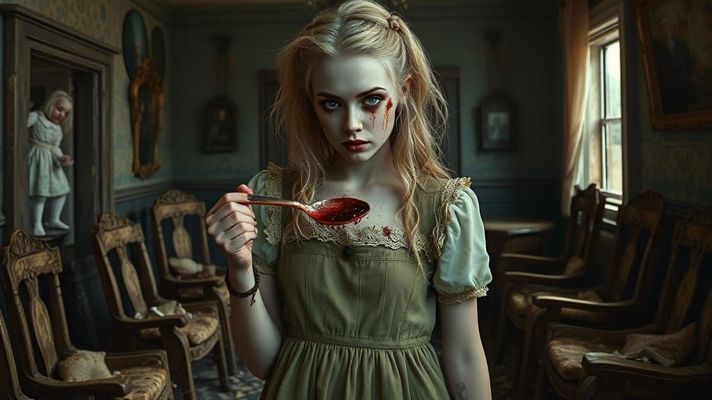 Gothic Goldilocks in Decayed Victorian Nursery