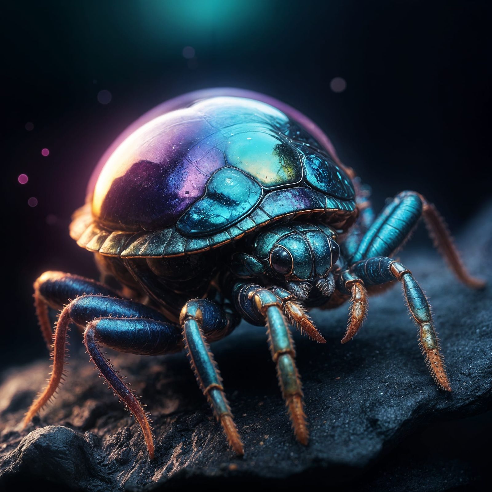 Vibrant Invertebrates in a Kaleidoscopic Composition