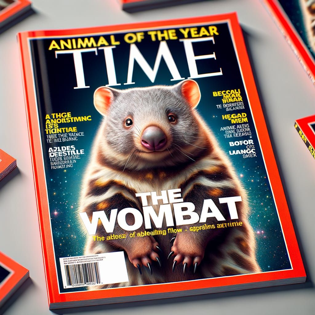 Wombat Named Time Magazine's Animal of the Year Cover