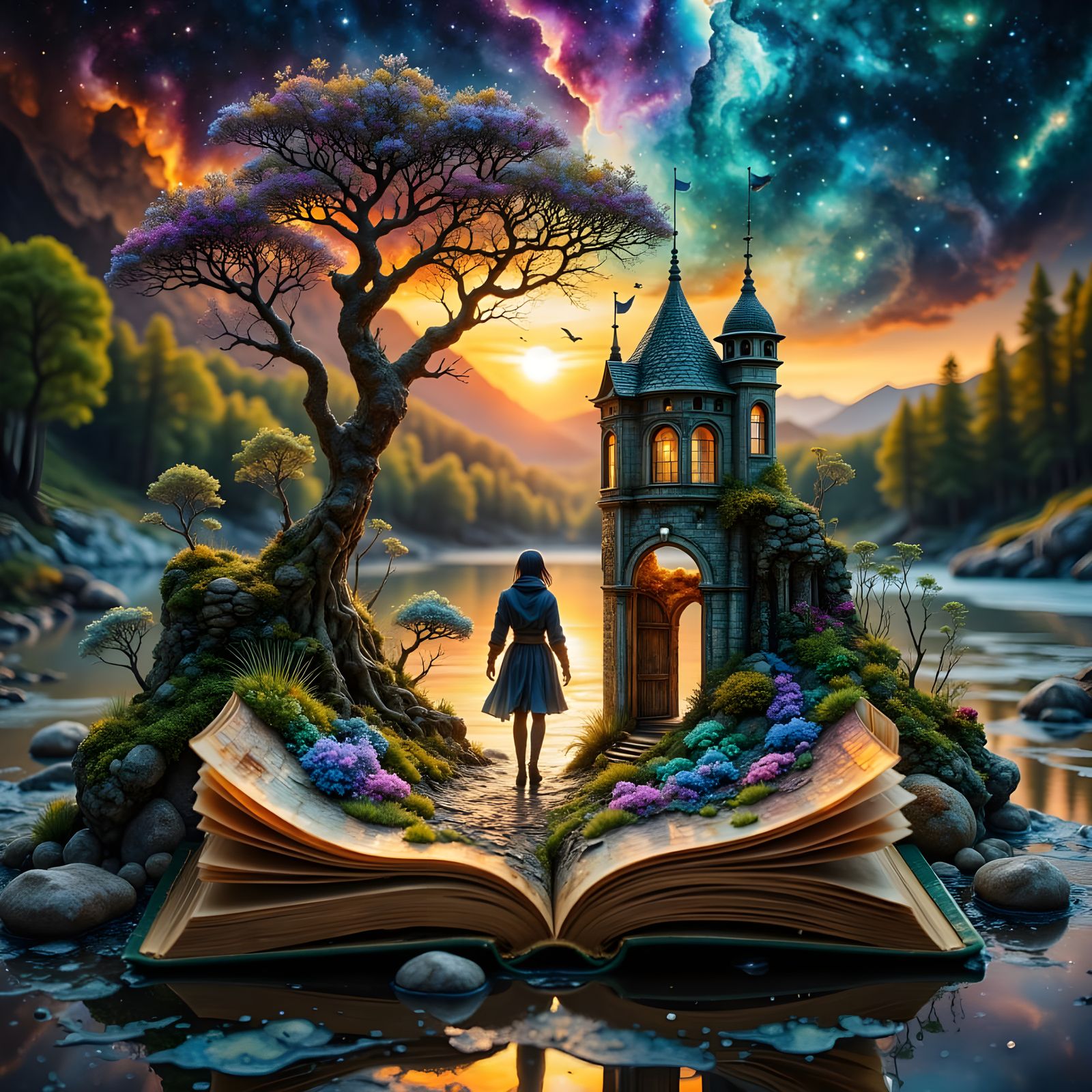 Holographic Landscape Flows From Pencil Into Magical Microco...