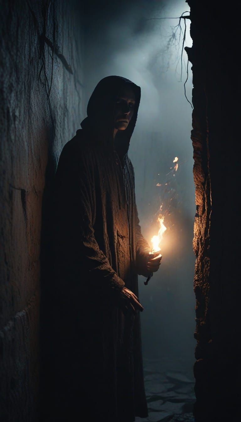 Tormented Soul Confronts Inner Demons in Haunting Surreal La...