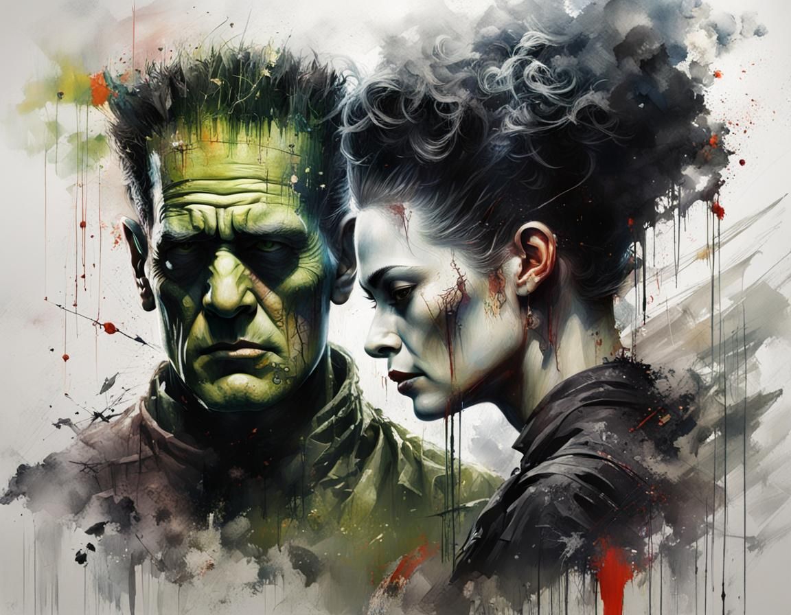 Frankenstein and his Bride