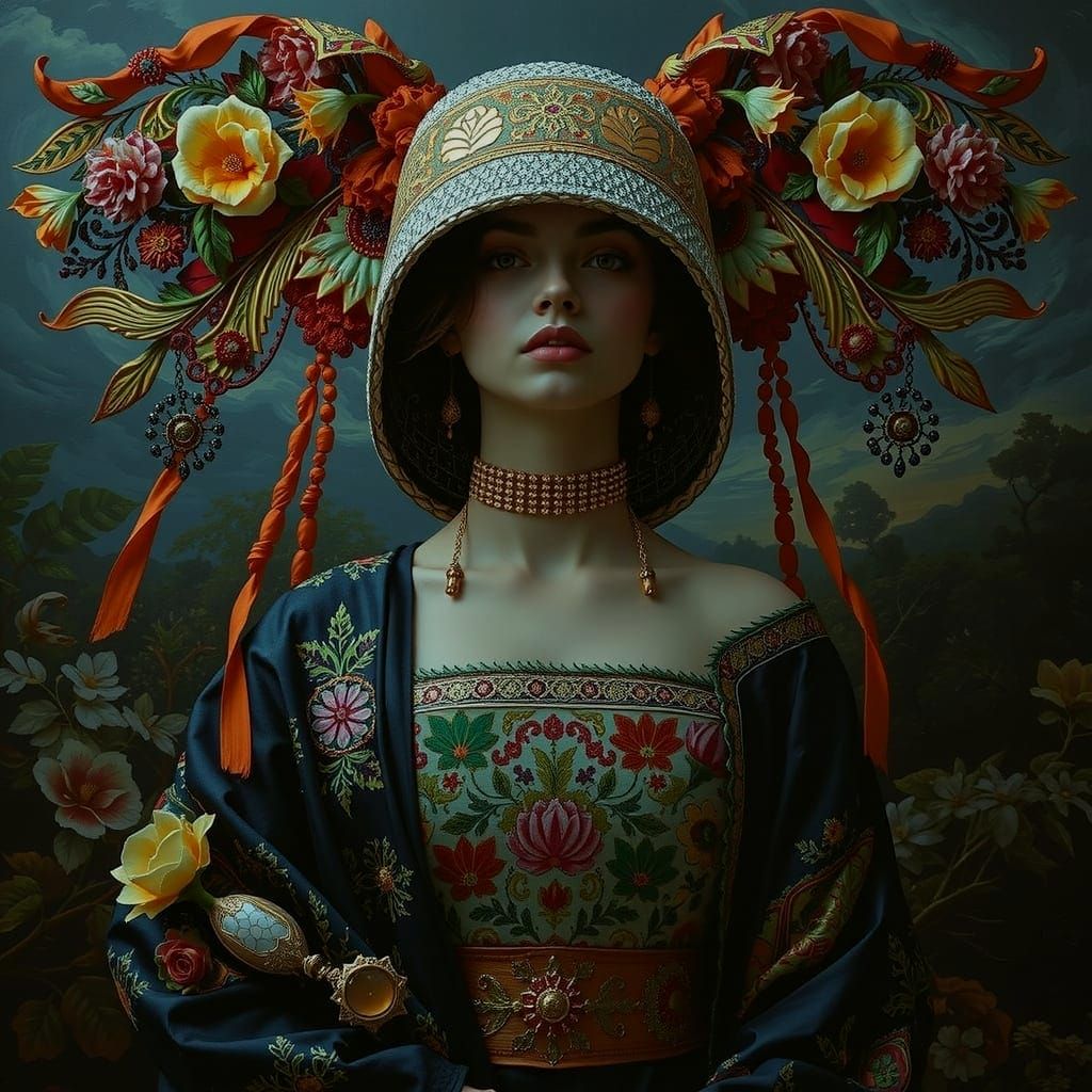 Psychedelic Garden of Cosmic Mystery and Joy