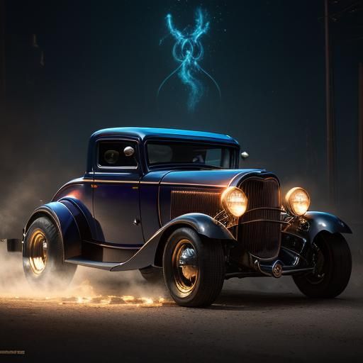 1932 Ford Coupe Hot Rod Concept Art